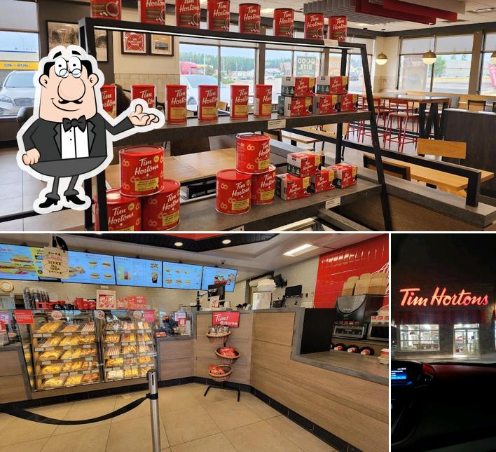 Découvrez l'intérieur de Tim Hortons