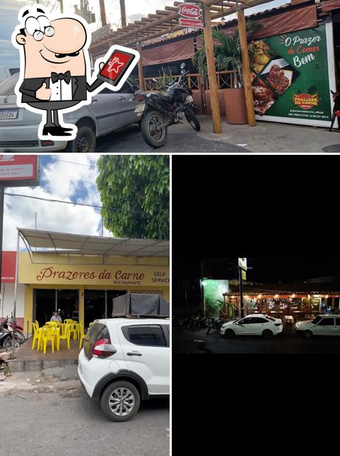 Veja imagens do exterior do Prazeres da Carne Churrascaria