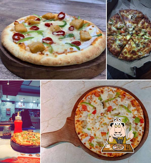 At Hungry Point - Nayagaon, you can taste pizza