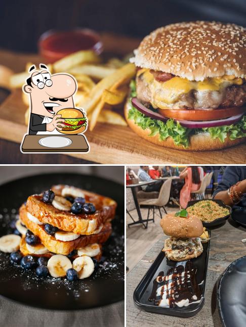 Get a burger at Monarch Restaurant