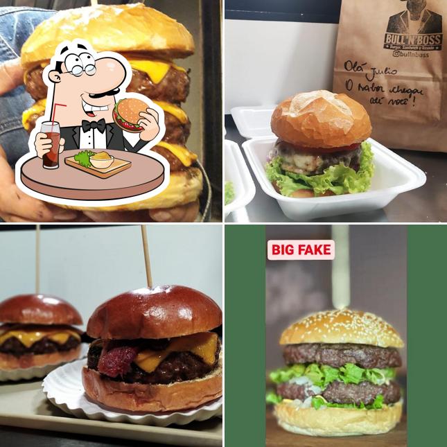 Os hambúrgueres do Bull'n'Boss Burger, sandwich e assado irão saciar diferentes gostos