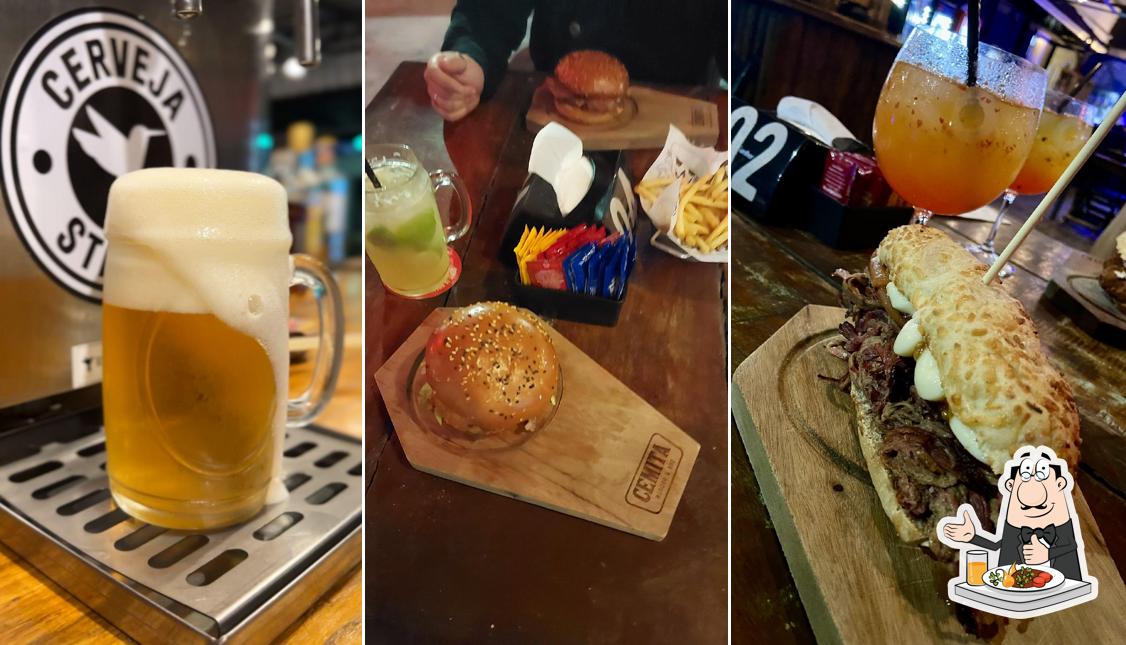 Sanduíche de carne de porco desfiada em Cemita Burger & BBQ