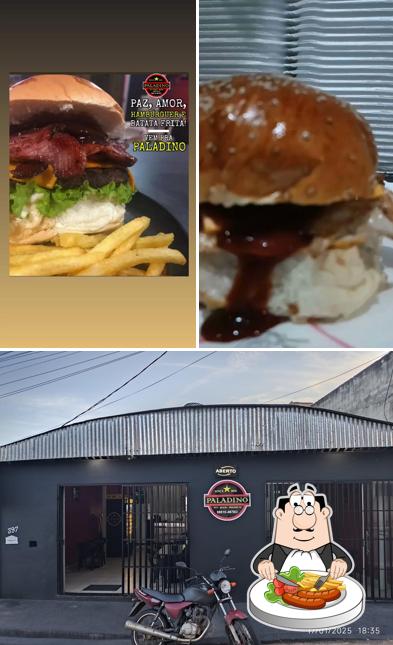 Comida em Hambúrgueria Paladino