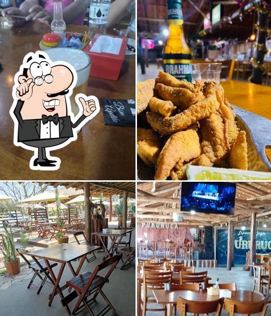 Entre diversos coisas, interior e bebida podem ser encontrados a Restaurante Pururuca