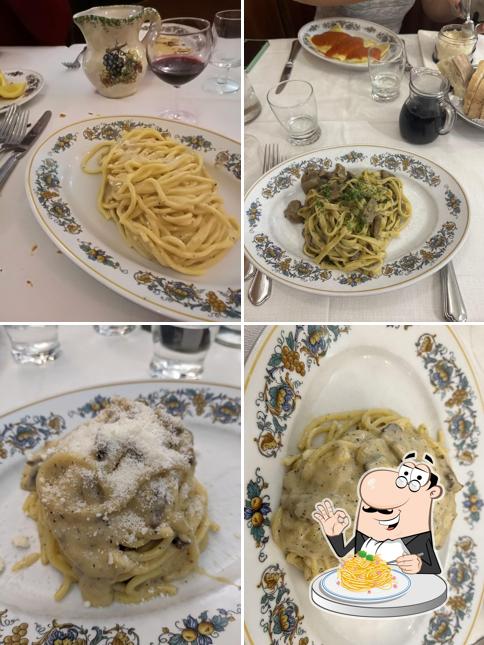 Spaghetti à la carbonara à La Balestra