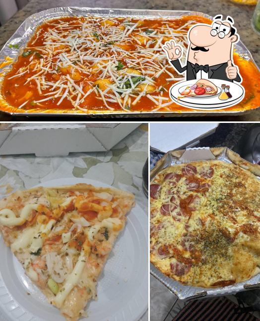 Peça pizza no Lourenço's pizza