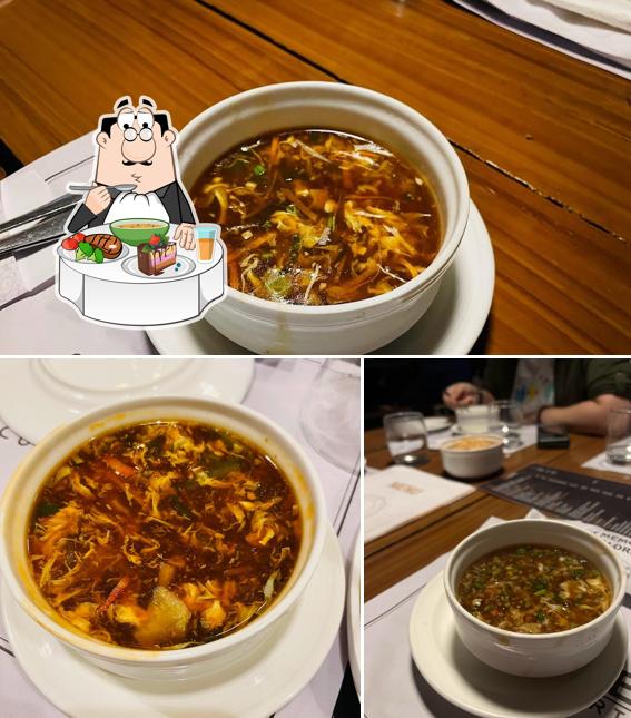 Hot and sour soup at Deepti Courtyard - Luxury Hotel in Rourkela