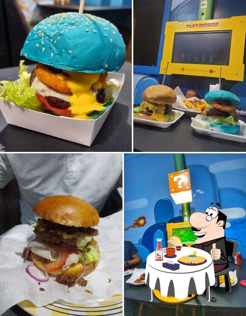 PLAY BURGUER PINDA serve uma escolha de opções para os amantes dos hambúrgueres