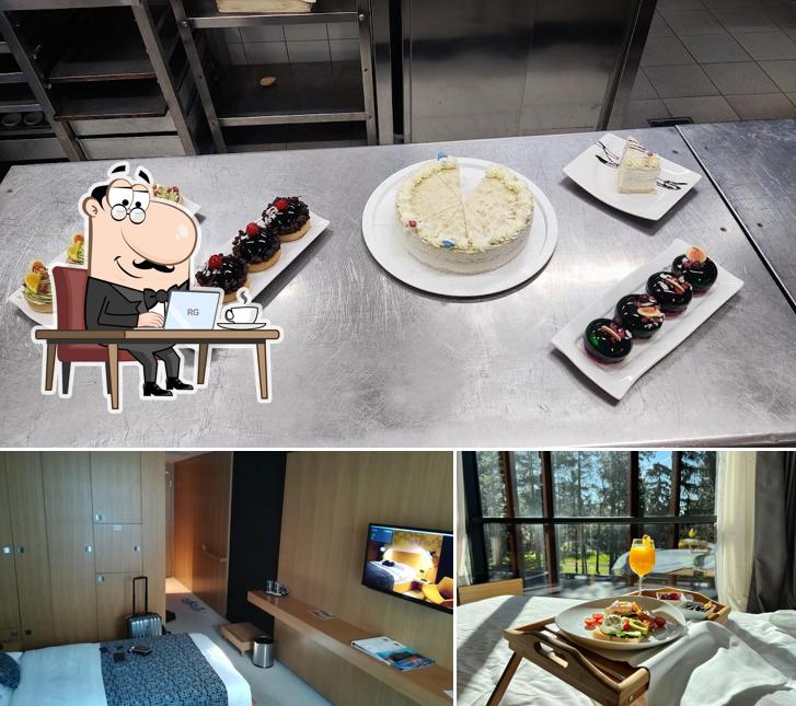 La foto della interni e cibo di Park Boutique Hotel