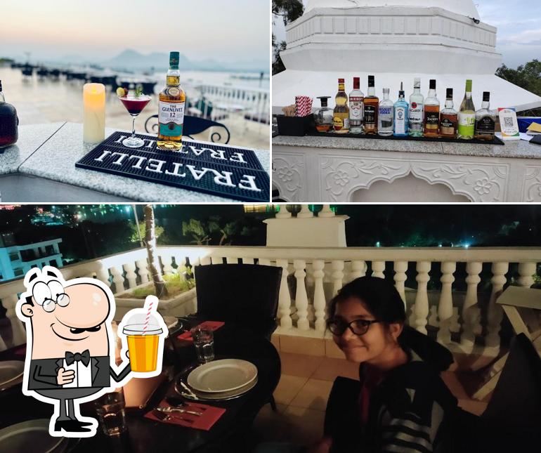Enjoy a beverage at Jannat Rooftop & Bar - Lake facing rooftop & bar in Udaipur