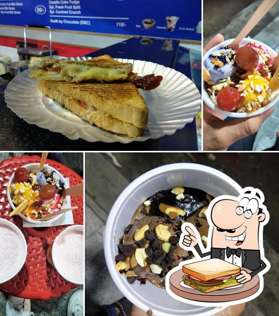 Grilled cheese sandwich at Ice Fort