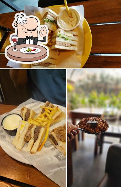 Food at Burger Lounge