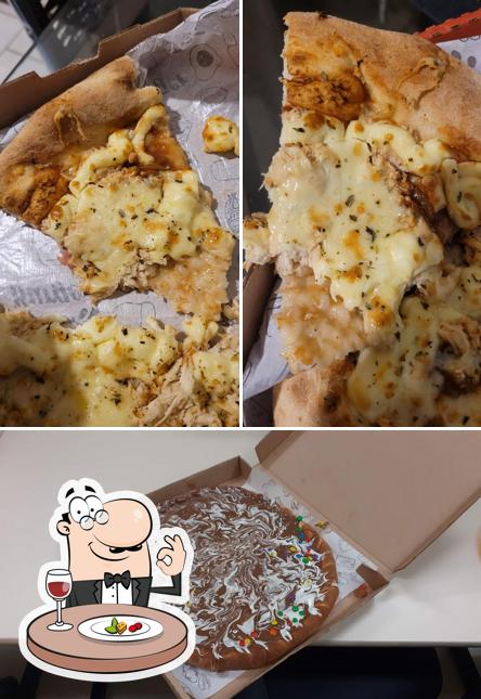 Comida em Crunchy Pizza Express