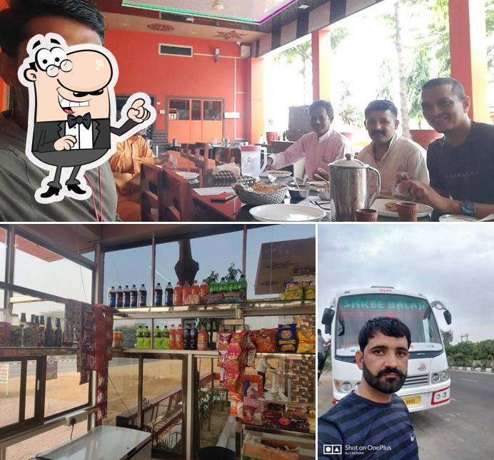 The interior of श्री बालाजी होटल एव रेस्टोरेंट