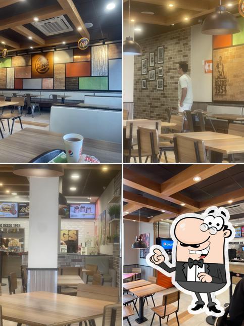 Veja imagens do interior do Burger King