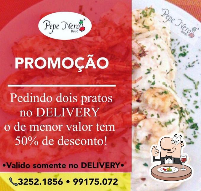 Platos en Pepe nero Bistrô