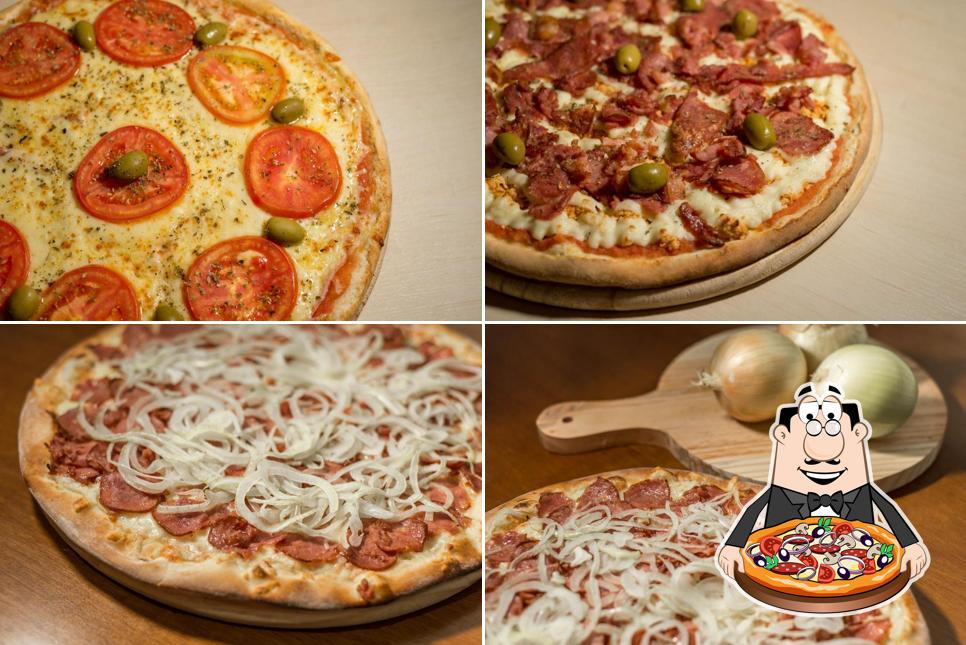 Experimente diferentes tipos de pizza