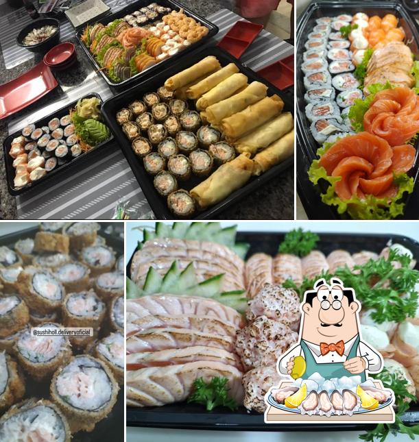 Ostras em Sushi Holl Delivery