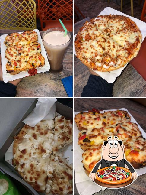 Order different types of pizza