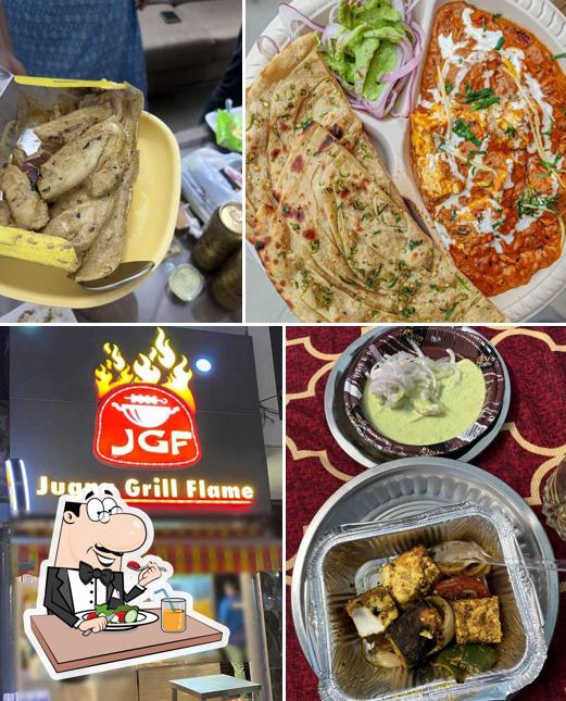 The image of Jugnu Grill Flame’s food and interior