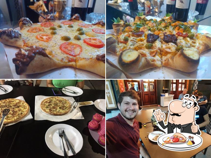 No Máfia Italiana Pizzaria, você pode desfrutar de pizza