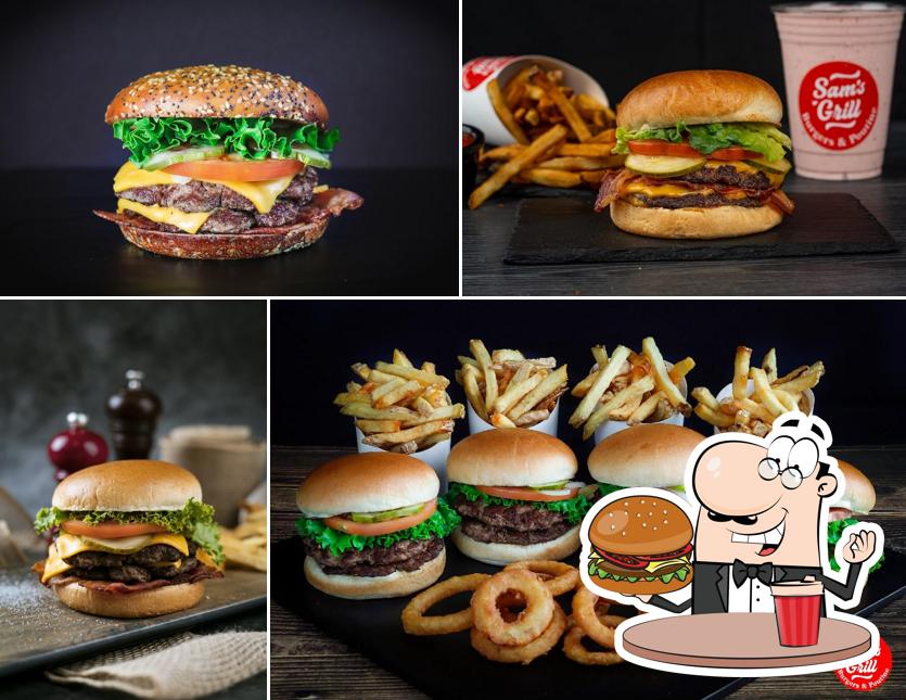Dégustez l'un des hamburgers servi à Sam's Grill Waterloo