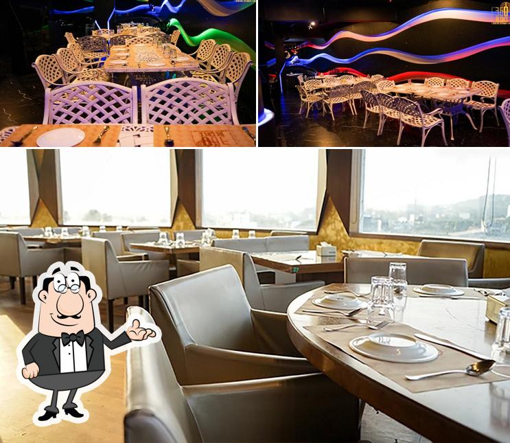 The interior of 360 Degree Revolving Restaurant