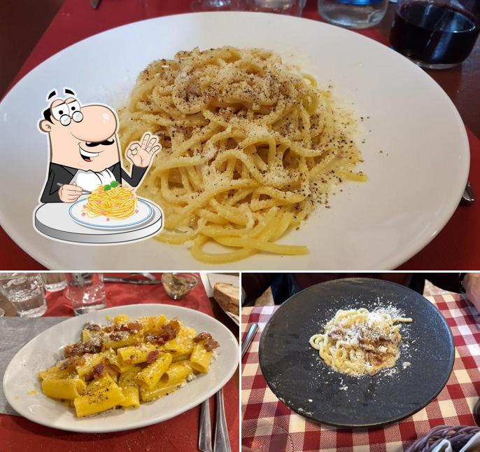 Spaghetti alla carbonara al Dù Cesari