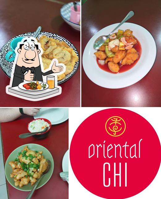 Platos en Restaurante Oriental Chi