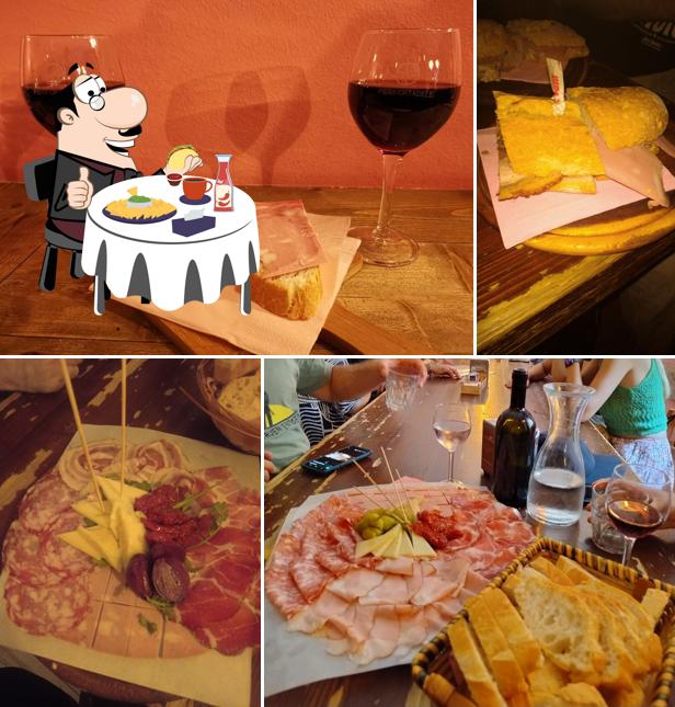 Piatto di formaggi al Osteria Pierimortadele