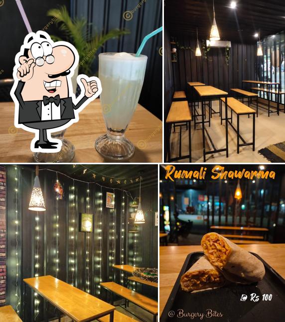 The interior of Burgery Bites