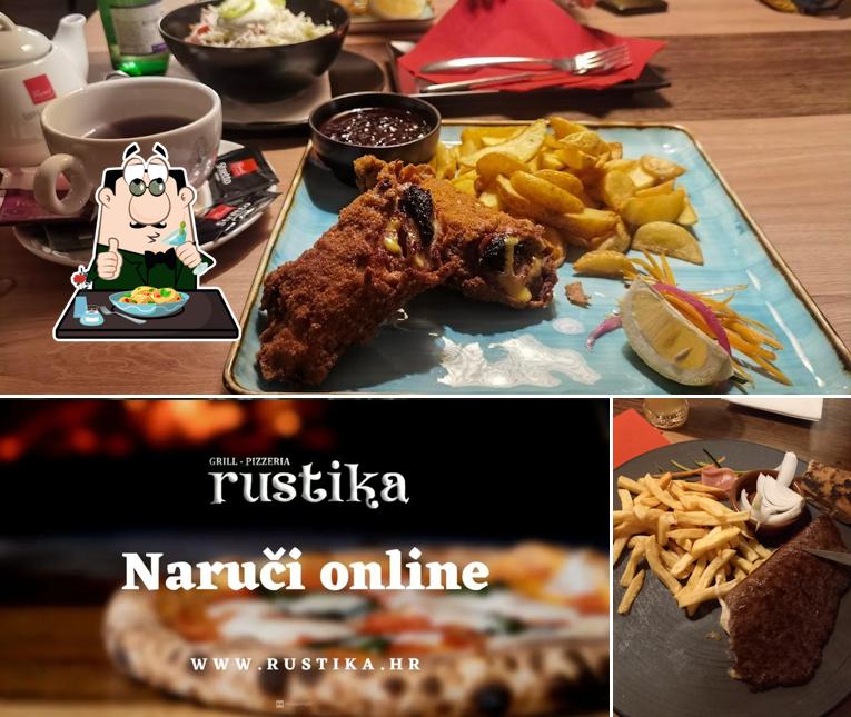 Questa è la immagine che mostra la cibo e bevanda di Rustika