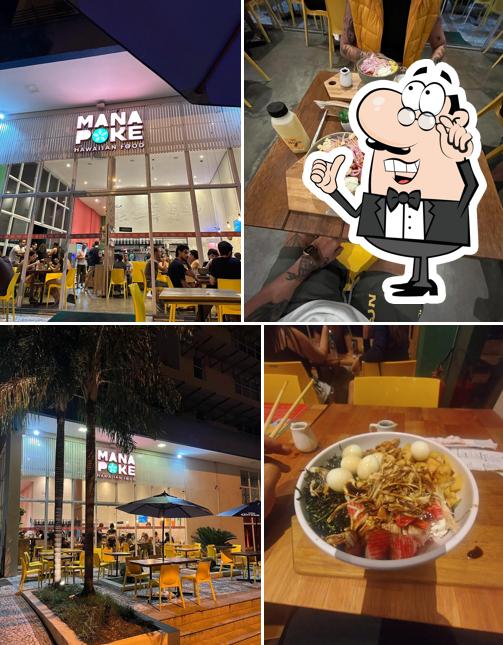 O interior do Mana Poke Jundiaí