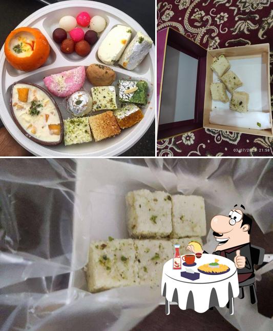 Cheese plate at Madhur Sweets