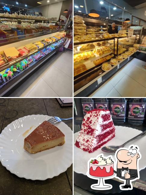 Bolo veludo vermelho em Santa Fé Padaria