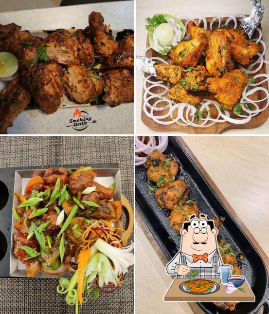 Chicken wings at Smokking Grillz