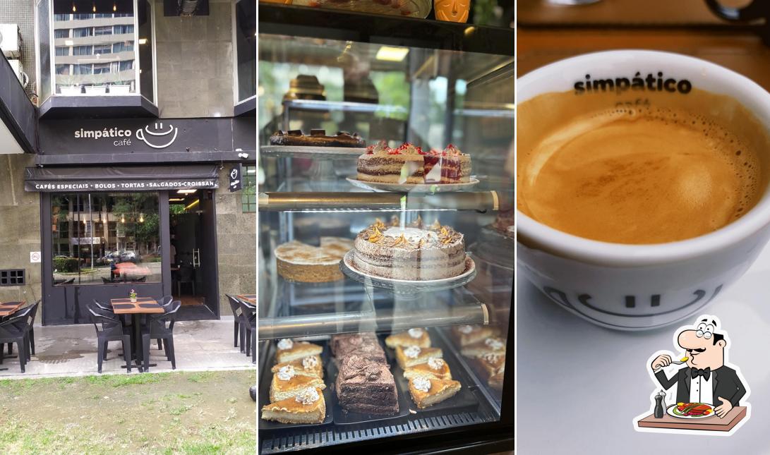 Comida em Simpático Café