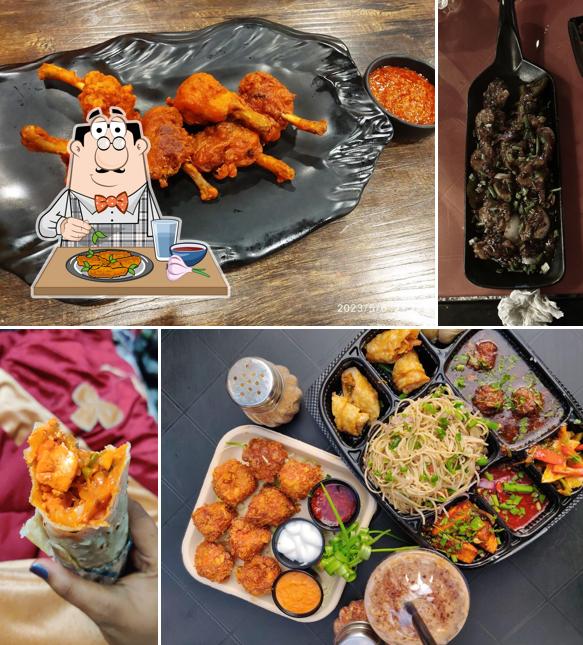 Chicken wings at Rising Bowl
