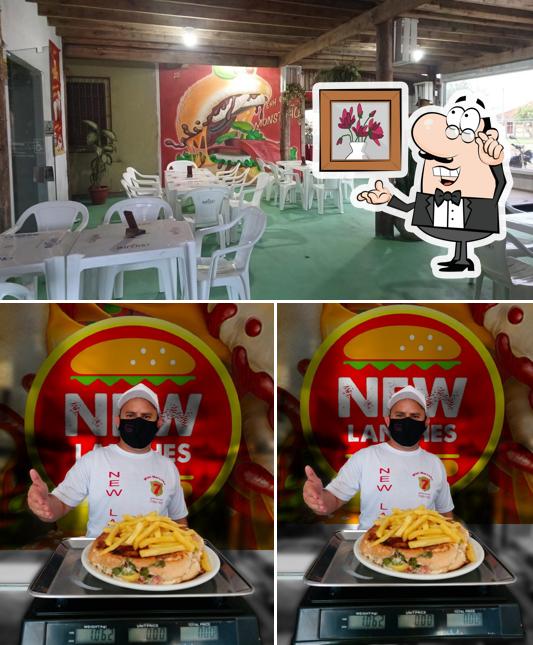 Veja imagens do interior do New Lanches Imbé