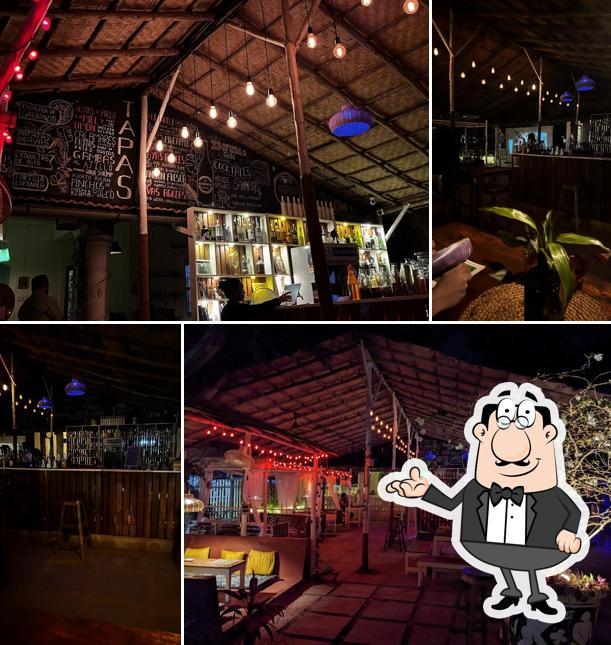 The interior of Saltamontes - Garden Cafe & Bar