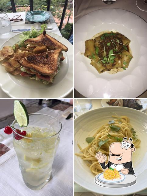 Spaghetti alla carbonara al Villa Maria