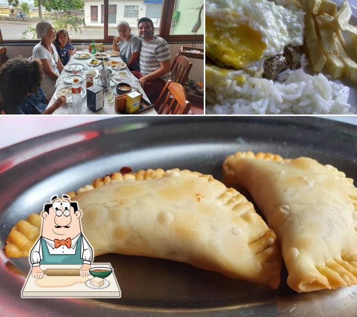 Samosas em Restaurante Amendoeira