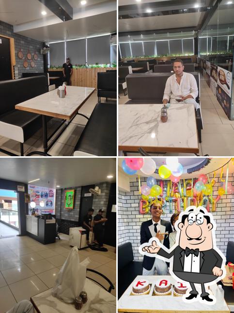 The interior of Pizza Point maninagar