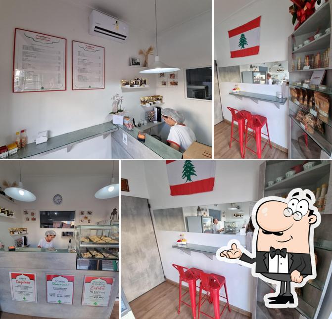 O interior do Ibrahim Gastronomia