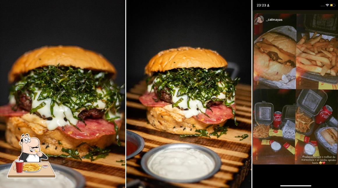 Batata frita em Cabanos Burger