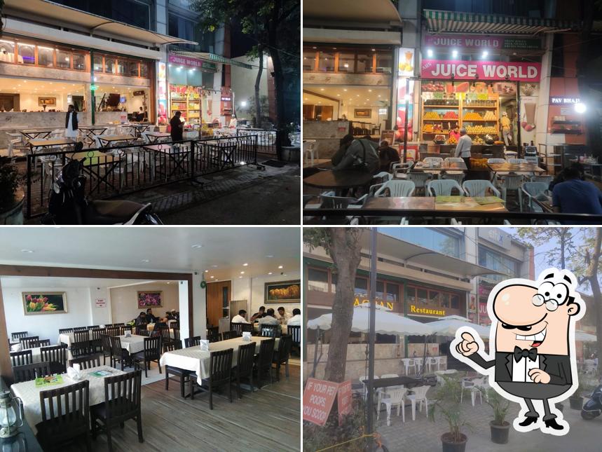 The interior of Bagbans Restaurant NIBM Branch