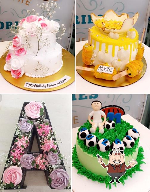 Food at Bake Studio cake shop