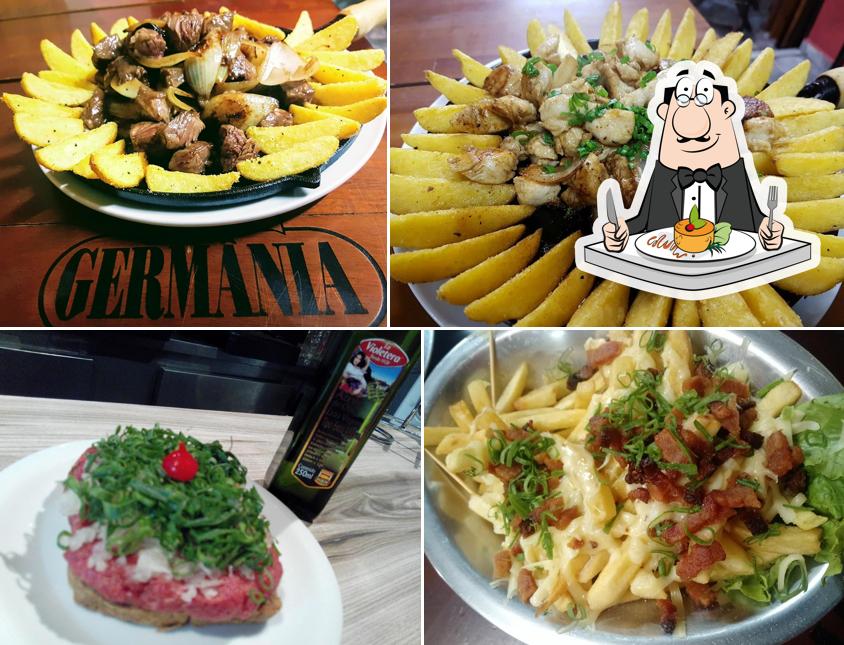 Platos en ON Pizza Bar