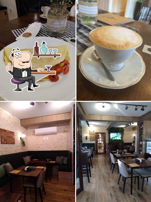 O interior do Strudel Haus