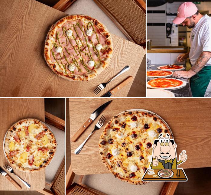 Essayez de nombreux types de pizzas